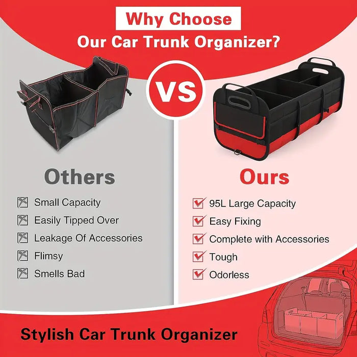 Large Trunk Organizer For Car
