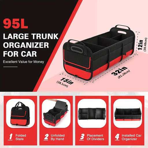 Large Trunk Organizer For Car